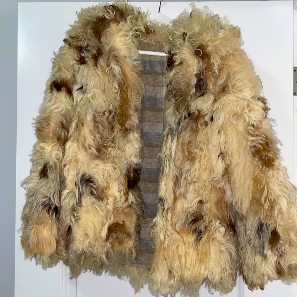 Vintage Mongolian Fur coat